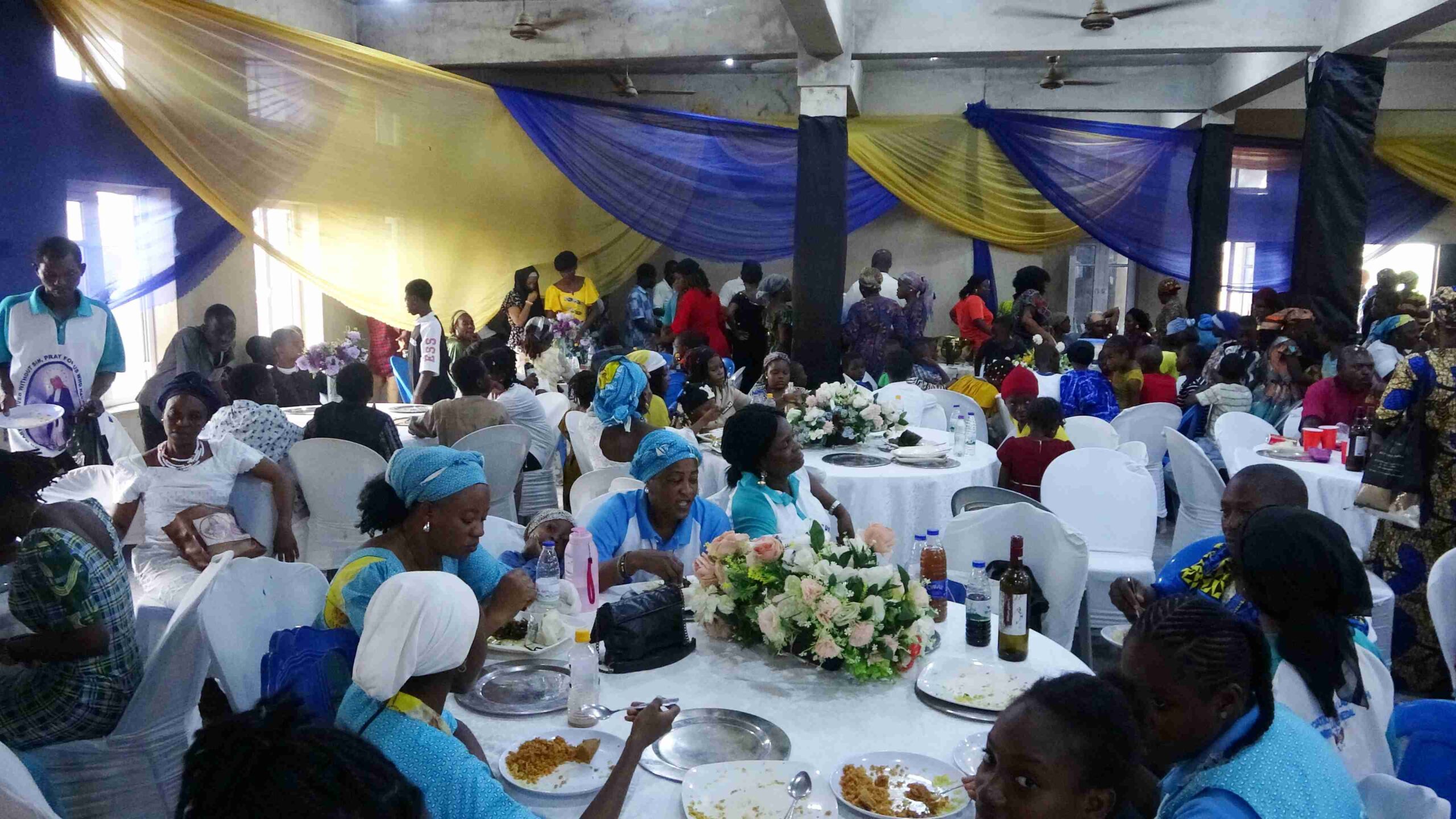 Reception for awardees during the celebration of the four hundred year anniversary of the Congregation of the Mission in Nigeria